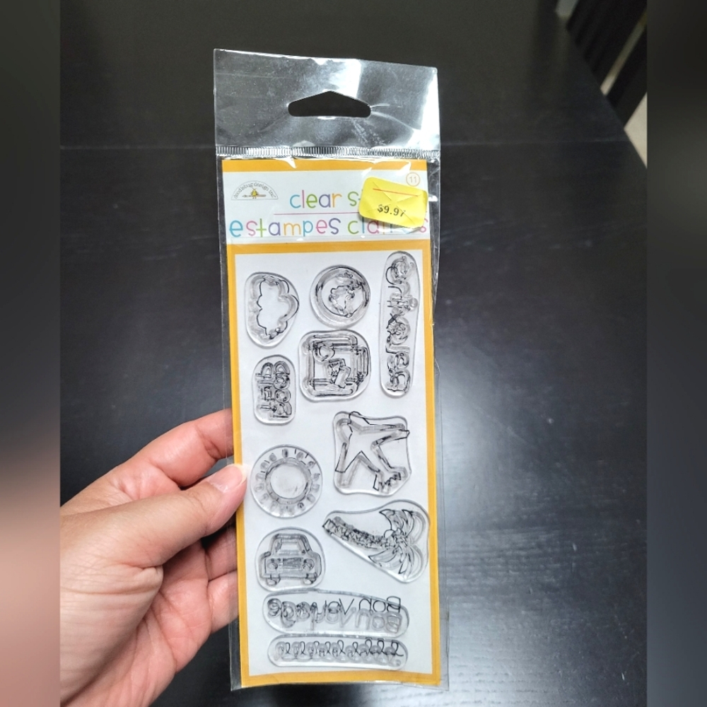 Trodat Clear Stamps with Vacation Designs